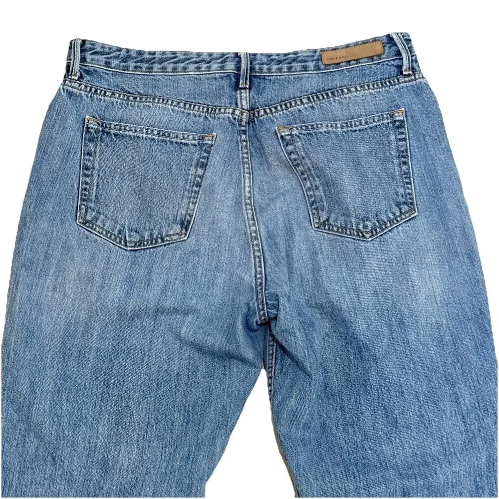 GRLFRND Devon Jeans 31 In My Mind Boyfriend High Rise Button Fly Cotton USA
